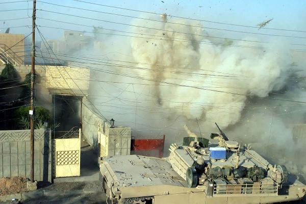 U.S. invaders terrorize and murder in Fallujah, Iraq, 2004