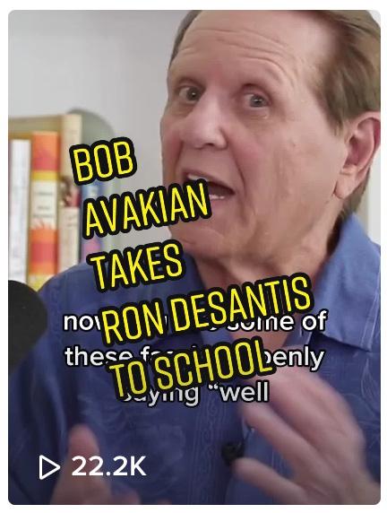 TikTok: Bob Avakian Takes Ron DeSantis to School