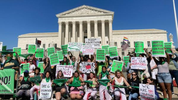 RiseUp4AbortionRights in front of SCOTUS