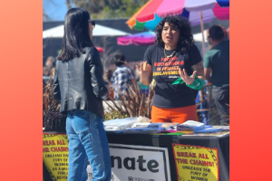 Revcoms in Los Angeles at the huge international art event called Frieze.