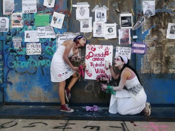 Mexico City, IWD 2023, protesting the disappeared