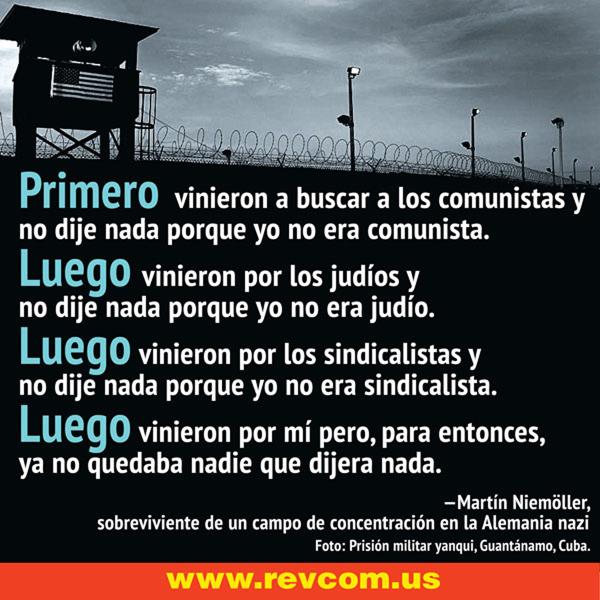 Niemoller quote in Spanish.