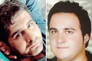 Sadrollah Fazeli-Zare, left, Yousef Mehrad, right.