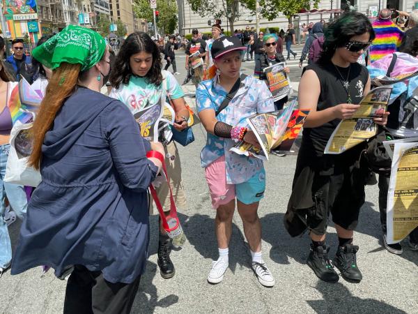 Taking "We Are The Revcoms" to the San Francisco Pride Fest