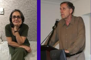 Nahid Taghavi, political prisoner in Iran; Ariel Dorfman, world-renowned Argentine-Chilean-American novelist