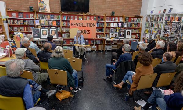 Nasser Mohajer discusses his book Voices of a Massacre Untold Stories of Life and Death in Iran, 1988, at Revolution Books Berkeley.