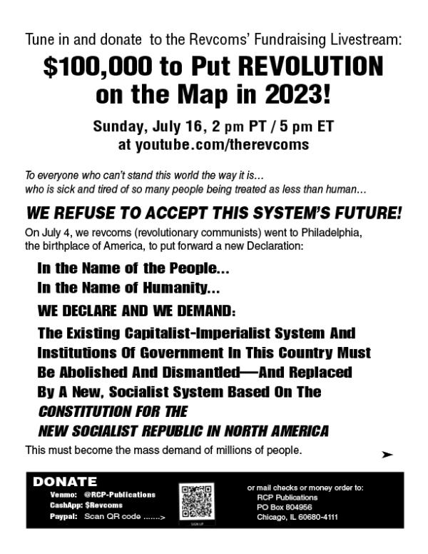 Leaflet for July 16 Livestream 