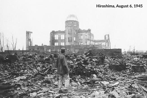 Hiroshima, after the U.S. bombing, 1945
