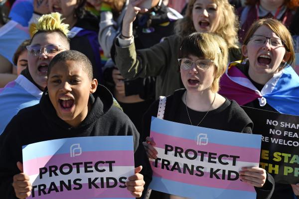 Youth in Kentucky protest state law against gender-affirming medical care