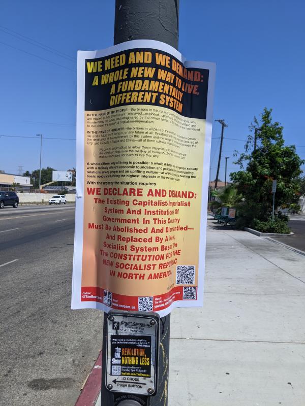 LA RevComs saturate Manchester, August 12, 2023.