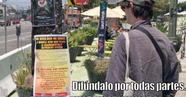 Difúndalo por todas partes.