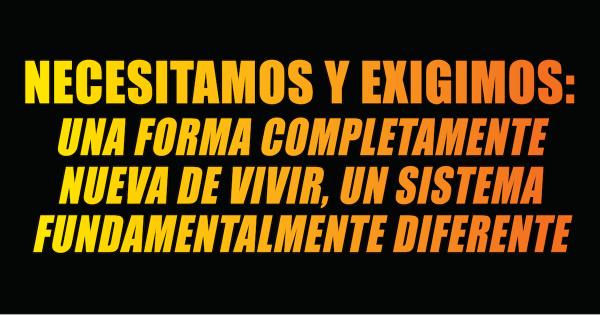 Card we need we demand Spanish