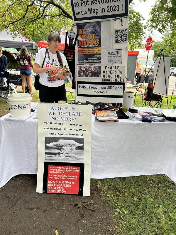 Hiroshima Day, Logan Square Market in Chicago