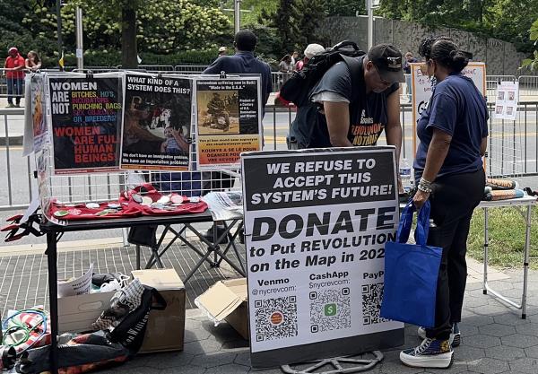 New York City, taking revolution to Caribbean Day Parade, September 4, 2023.