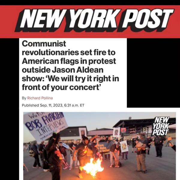 NY Post headline about RevComs at Aldean