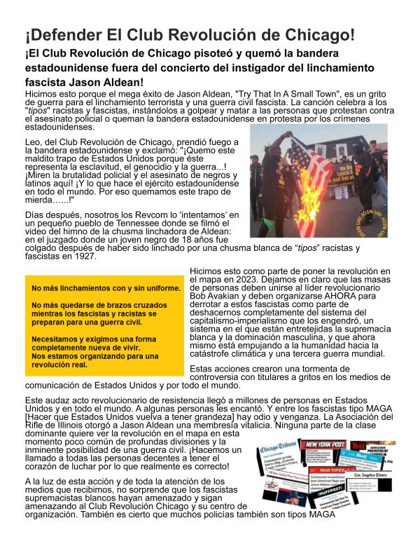 A defender al Club Revolución-Chicago