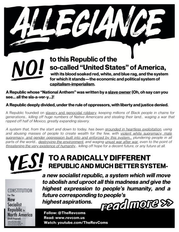 Allegiance national flyer - front