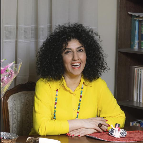 Narges Mohammadi, who just won the Nobel Peace Prize.