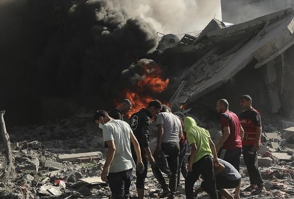 11/4/2023: Home bombed by Israel in Gaza City