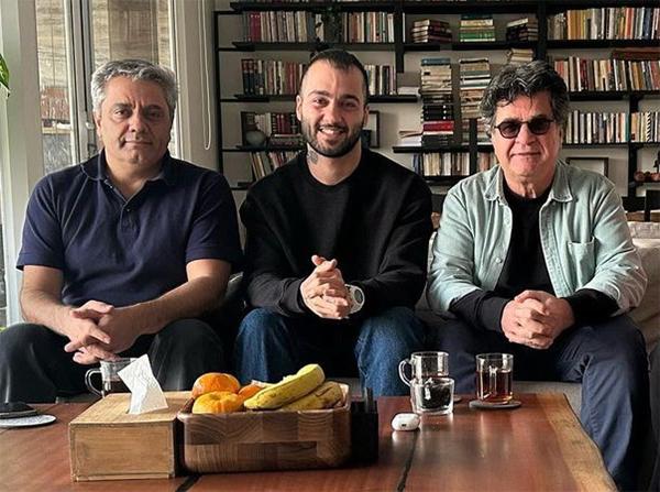 L-R: Mohammad Rasoulof, Toomaj Salehi, Jafar Panahi.