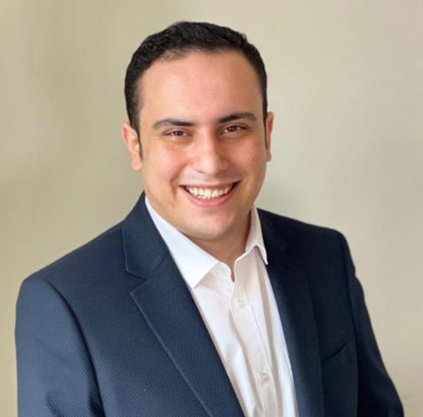 Journalist Ahmed Alnaouq whose home was bombed killing 23 family members, October 28, 2023.