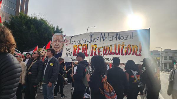 20240106 Revcoms at Palestine Protest