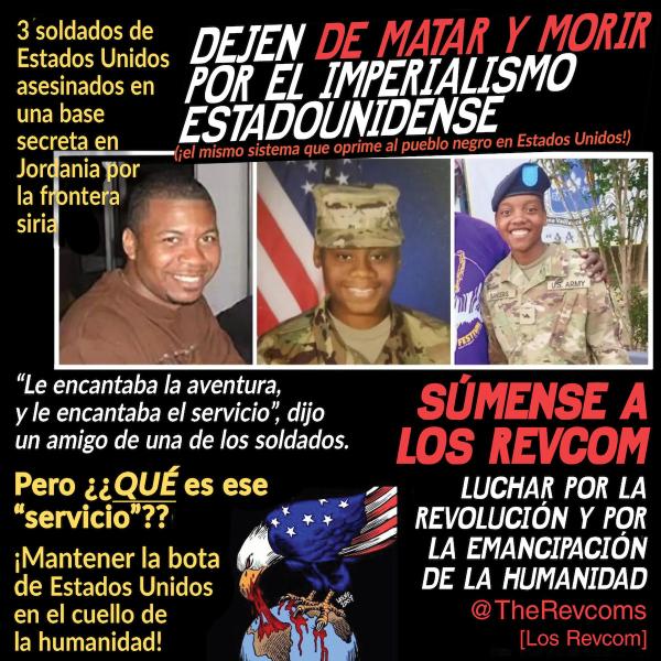 Stop Killing and Dying for US Imperialism