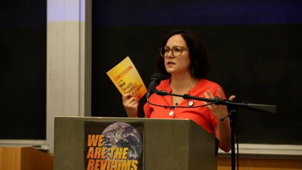 Sunsara Taylor speaking at UCLA February 15 2024