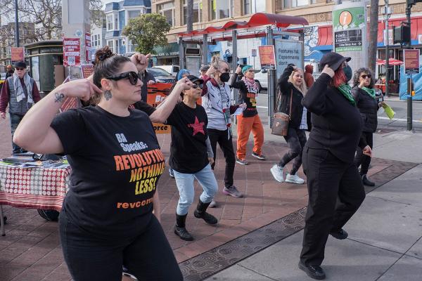 IWD San Francisco doing the dance.