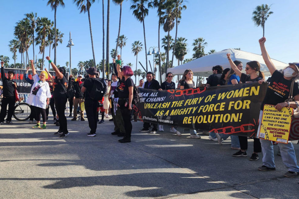 International Women’s Day in Los Angeles.