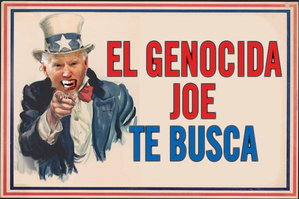teaser genocide joe wants you spanish