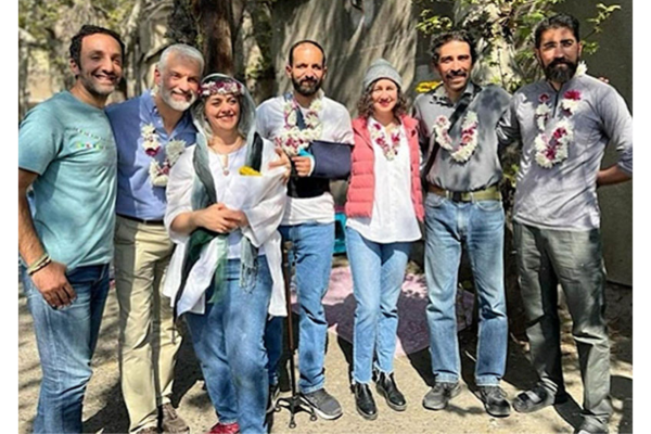 Seven of the nine Persian Wildlife Heritage Foundation team, formerly imprisoned in Iran.
