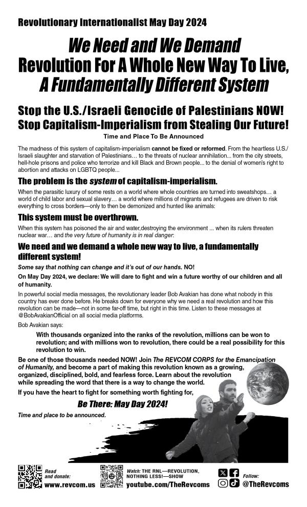leaflet May Day slogans 2024 0847