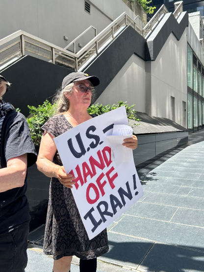 New York City protest for Iran political prisoners at the UN, June 20, 2024.