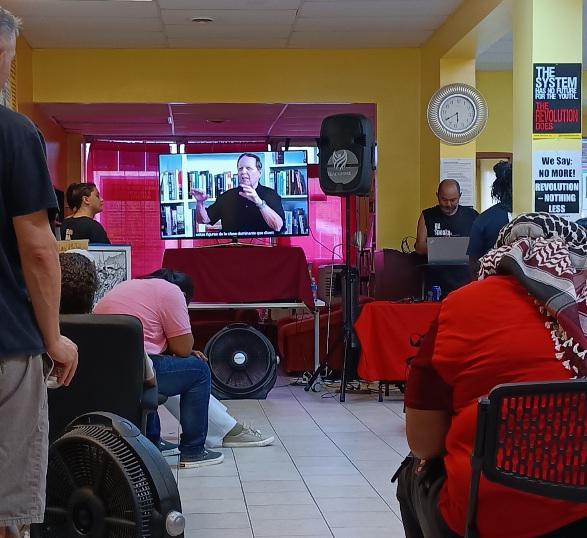 Chicago Revcom Corps Center reopening event