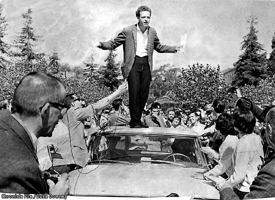 Mario Savio, Sproul Hall Sit-in Address on December 2, 1964 at the University of California, Berkeley, at the height of the Free Speech Movement.