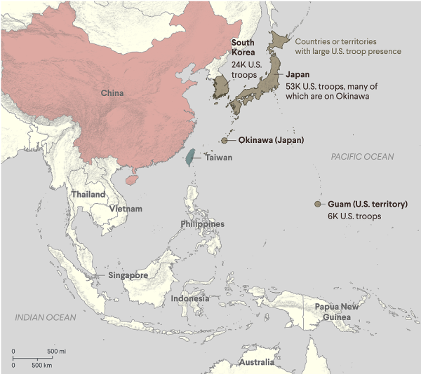 US Military Presence in East Asia