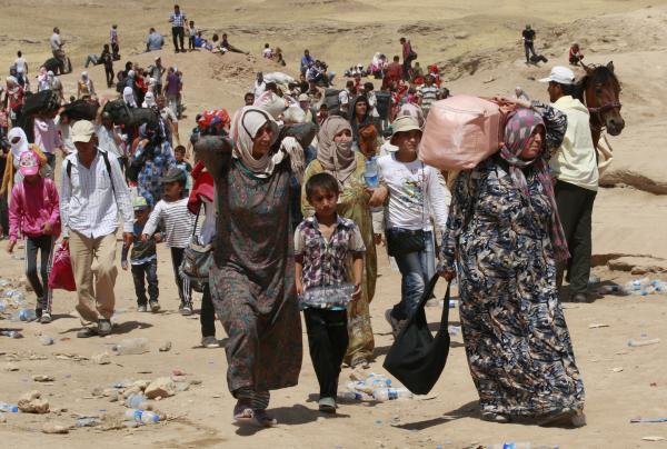 Around 30,000 Syrian refugees, the vast majority of them Kurds, have fled on a five-day journey to Iraq, August 2013.