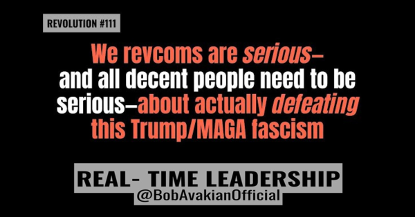 CARD @BobAvakianOfficial Revolution #111