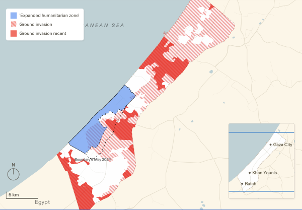 Confinement in the ‘humanitarian zone’