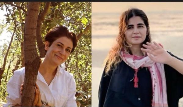 Iran: composite picture left, Pakhshan Azizi; right: Sepideh Gholian