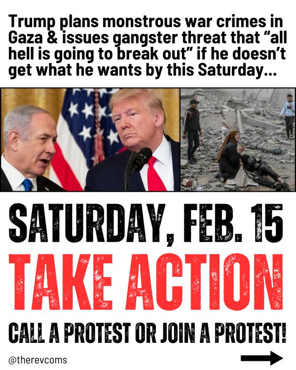 Saturday, Feb 15, Take Action