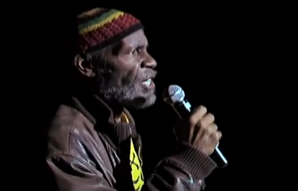 Abiodun Oyewole reading the poem "Rain of Terror", October 14, 2013.