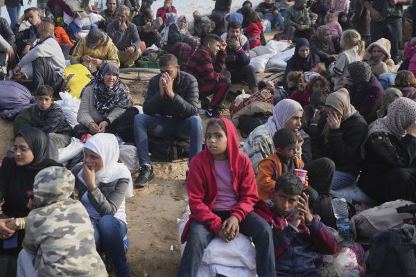 Some of the 2.1 million Palestinians whose lives hang in the balance, wait in central Gaza since Israeli military warned them not to return to their homes in northern Gaza.