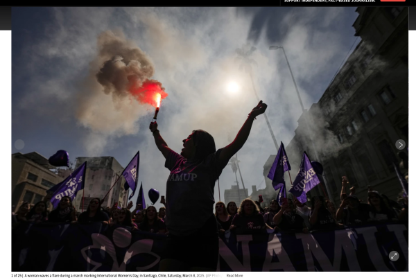 International Women's Day 2025 protest in Chile