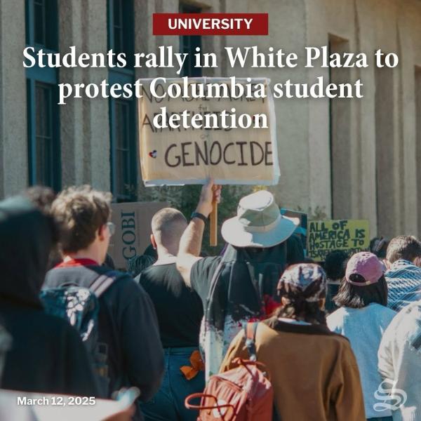 Protest at Stanford to free Mahmoud Khalil March 11