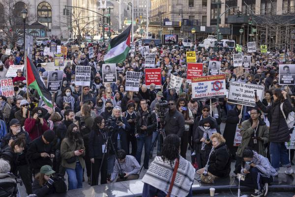 Monday, March 10, after the detention of Mahmoud Khalil, thousands gathered in New York City's Foley Square to defiantly demand he be freed immediately.