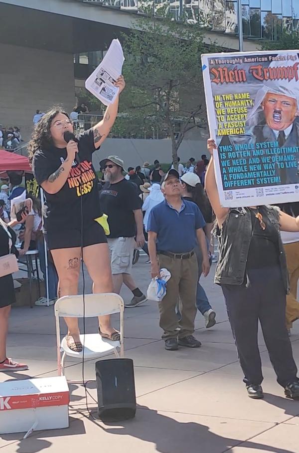 The Revcom Corps in LA, April 13, 2025.