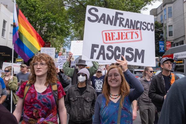 San Francisco rejects fascism, April 19, 2025, 