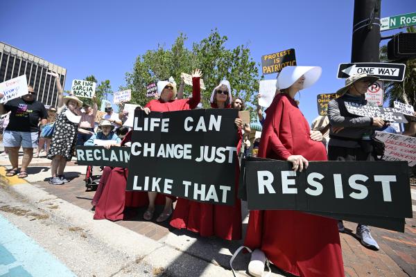 Orlando, Florida, handmaids, Orlando, Florida, April 19, 2025.